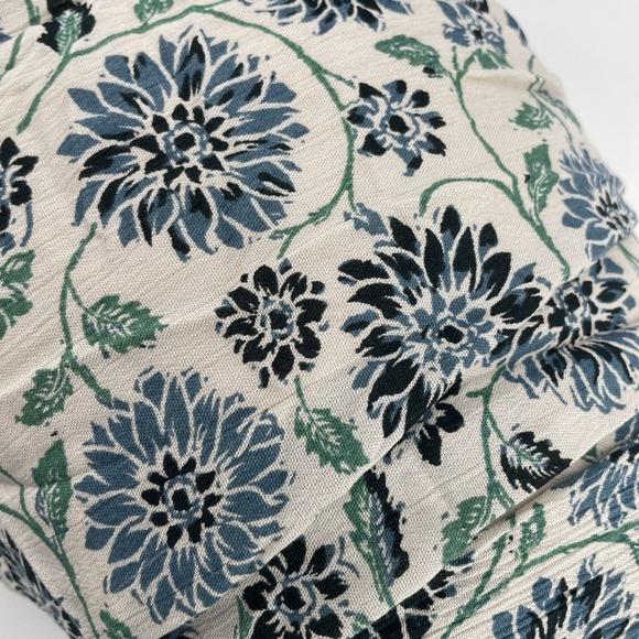 Japna Midi Dress Women's Small Blue Floral Strappy Tiered Fairy Western Boho NEW - Picture 10 of 13